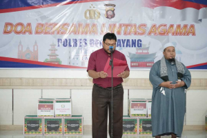 Wujud Toleransi di Bumi Sebalo, Kapolres Bengkayang Ajak Tokoh Lintas Agama Doa Bersama