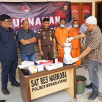 Pastikan Tak Disalahgunakan, Polres Bengkayang Blender Barang Bukti Narkoba Disaksikan Jaksa dan BNNK